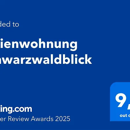 Schwarzwaldblick Lägenhet *